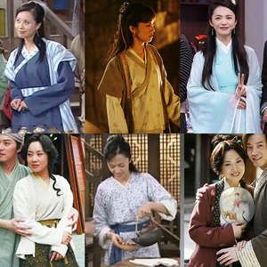 影视古装武林外传佟湘玉祝无双同款武侠侠女服棉麻群演掌柜女汉服