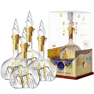 【品牌直营】华山论剑西凤酒52度50年陈酿凤香型白酒送礼500ml*4