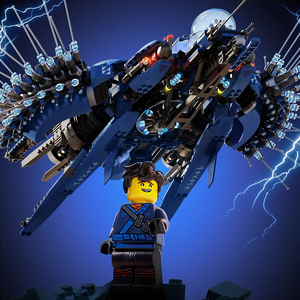 兼容乐高70614幻影忍者第九季大电影积木玩具雷霆战斗机拼插玩具