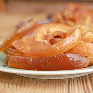 华恒光华客家手工姜汁柚子皮爽口果脯蜜饯水果干零食柚皮糖