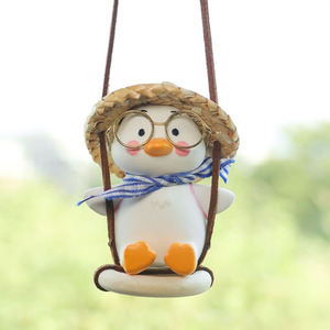 小汽车上的内装饰用品大全2021新款挂件网红车载2022女荡秋千鸭吊