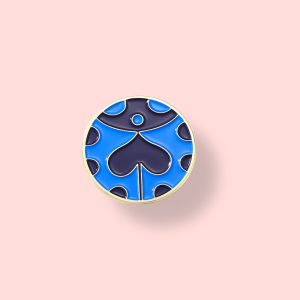 蓝色瓢虫胸针jojo的奇妙冒险乔鲁诺·乔巴纳灵感金属徽章别针配饰