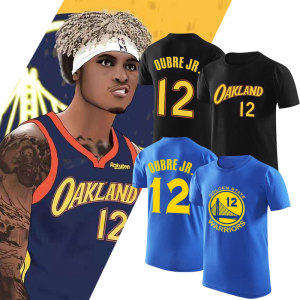 乌布雷勇士队t恤男女12号球衣新版城市版篮球运动夏季训练短袖