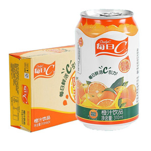 8015人付款天猫康师傅饮料罐装310ml瓶24冰红茶24整箱每日c橙汁特价