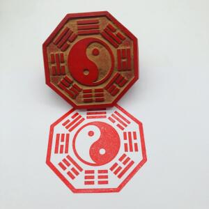 001人付款淘宝风水二十四山印带角度八卦先天后天自动光敏印章可定制