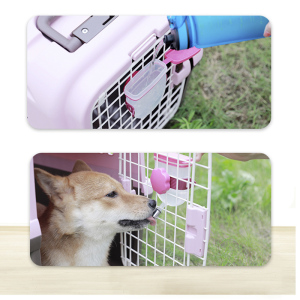 促销日本利其尔宠物航空箱用自动饮水器猫狗笼悬挂式滚珠水嘴外出