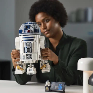 兼容乐高新品75308星球大战r2-d2机器人模型高难度拼装益智积木玩