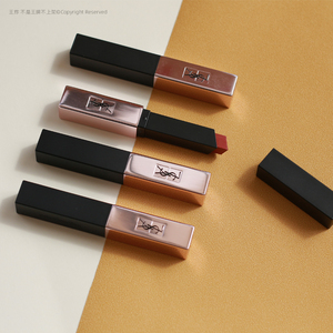 ysl鳄鱼皮圣罗兰口红方管圆管镜面唇釉哑光小银条小金条小粉条