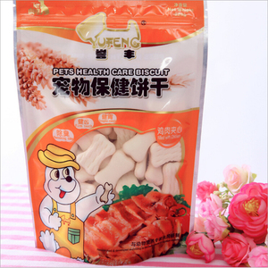 誉丰宠物保健鸡肉夹心狗狗饼干220g 洁齿除臭健齿 泰迪狗狗