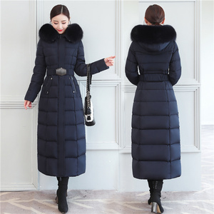 逐雅加厚北方长款羽绒服女超厚防寒加长过膝超长款到脚踝东北保暖