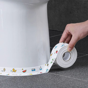厨房卫生间防霉胶带密封条自粘踢脚线墙贴美缝贴 pvc亚克力防水条