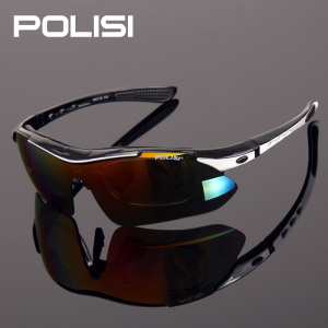 迪卡侬龙骑行眼镜偏光山地车运动眼镜可配近视防风镜公路自行车眼