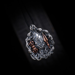 28bianxing987淘宝忿怒莲师铁蝎咒轮威猛炽燃火焰九头铁蝎子降魔除