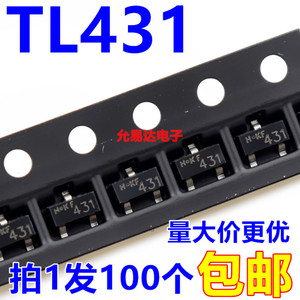 TL431 SOT-23 0.5%精度贴片稳压三极管 全新【100只6元】42元/K
