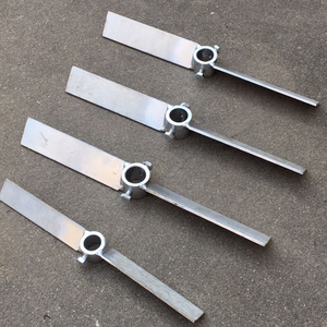 不锈钢搅拌桨叶 立式搅拌机一字搅拌叶片 不锈钢三叶片 搅拌桨叶