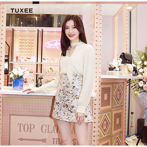 江疏影同款亮片上衣