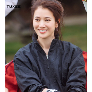 正品tuxee妻子的浪漫旅行袁咏仪同款2020夏复古修身直筒工装裤连