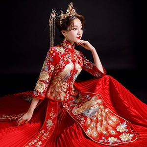 中式新娘服冬秀禾服