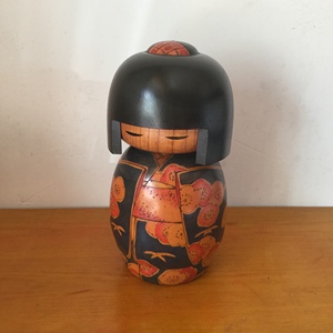 日本 古董品 名家制 民艺 木人偶 小芥子 木头娃娃 木偶娃娃之20