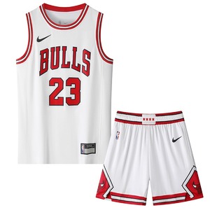 nike耐克儿童款NBA公牛队乔丹球衣经典Jordan篮球服套装背心童装