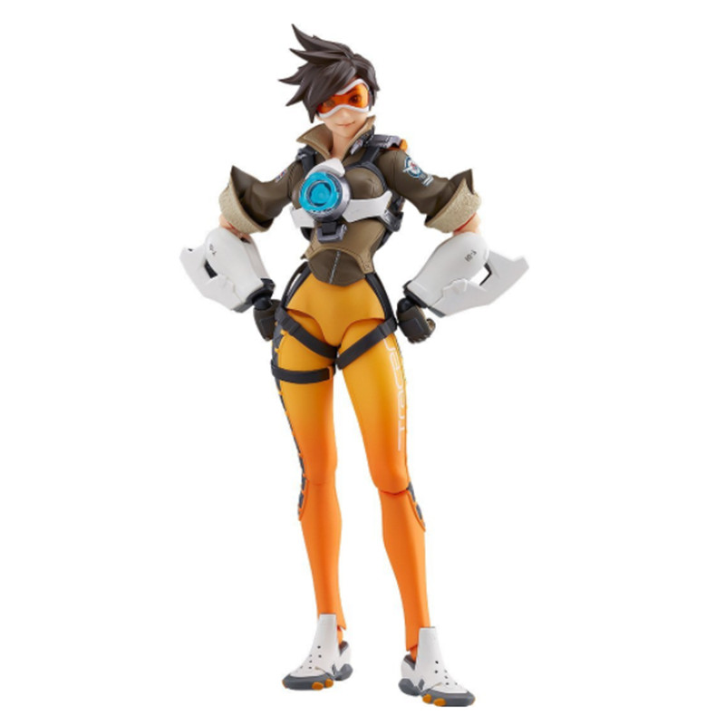 overwatch守望先锋猎空闪光figma352经典皮肤可动盒装手办模型