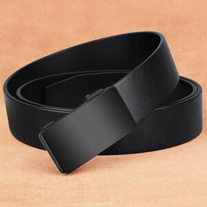 京东购物官网商城唯品会特卖头层牛皮男真皮自动扣无牙皮带商务休