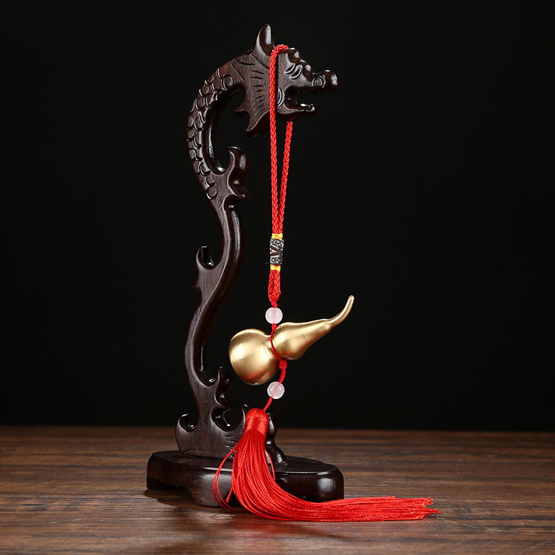 车载葫芦挂件保平安饰品铜葫芦开盖卧室床头挂件小饰品祝福礼品