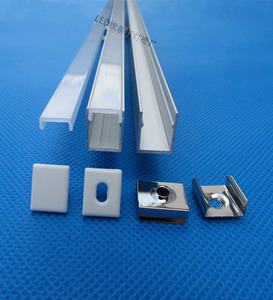 led灯槽线条灯铝合金条型线性灯带u型细硬条灯亚克力罩明装嵌入式