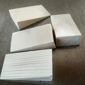 20个装 木楔子三角木片斜木片斜任意木塞梯形任意门挡门阻小木块