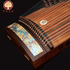 焦桐乐器125便携式古筝繁花盛云锦实木黄檀儿童成人通用专业级