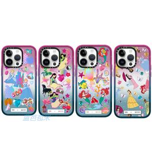 棉花糖可爱卡通公主适用iphone14/15promax苹果13手机保护壳11硬壳软