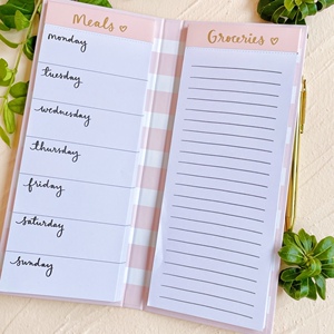 小清新折叠记事本简约ins粉色便利贴可撕便签纸本高品质留言薄本