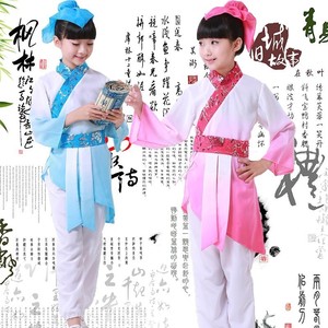 儿童古装汉服演出服国学服神笔马良男童书童服古典舞蹈古诗诗朗诵