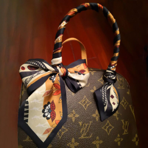 mian lv缠包包小丝巾缠带手柄丝巾带绑包装饰丝带窄长条绑包包缠