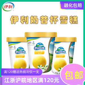 伊利牧场香草味奶昔杯/海盐焦糖杯装冰淇淋雪糕小杯装90g/杯