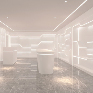 空杯心态6789淘宝中岛展示台创意展厅展览产品展台展柜科技体验桌