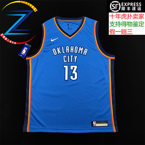 乔治 雷霆队 青少年 swingman 球衣 xl码