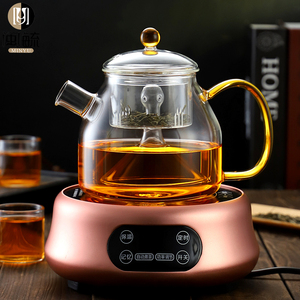 纯玻璃蒸茶壶套装煮茶器家用蒸煮两用茶具全自动养生壶蒸汽壶蒸馏