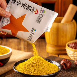 延河黄延安小米4斤袋装100g*20包陕西粮农独立小包装黄小米包邮