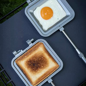 柯曼三明治烤盘多功能便携拆装早餐模具不沾底吐司夹野外双面煎锅