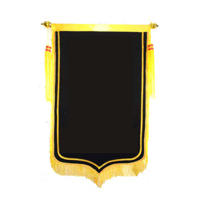 黑色空白锦旗三角旗绶带袖标空白黑色锦旗三角旗