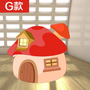 卡通房子蘑菇茅草屋树屋kt板泡沫板异形加工定做舞台道具表演道具