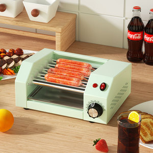 热狗机全自动烤肠机小型家用烤火腿肠烤香肠宿舍神器迷你烤肠机器