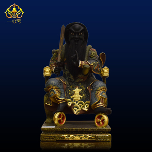 一心斋法主真君神像法主公都天圣君佛像荡魔监雷御史张圣供奉摆件