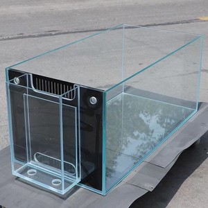 伊迪斯贝旗舰店天猫鱼缸背包过滤背滤u型热弯溢流板亚克力鱼梳板