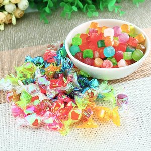 彩色水果糖小硬糖七彩