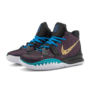 耐克欧文7鸳鸯艺术主题笑脸5战靴实战气垫高帮运动男篮球鞋