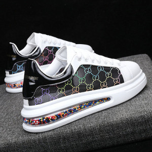 香港代购 正品supreme夏季气垫小白鞋透气男鞋百搭情侣休闲鞋板鞋