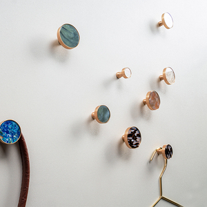 黄铜装饰挂钩金属衣帽钩壁挂墙壁玄关简约ins风衣帽钩北欧试衣间