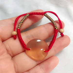 天然青鱼石鱼惊石鱼喉骨婴儿童宝宝鱼精骨手链项链